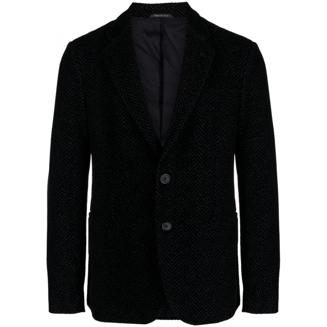 Blazer 'Textured-Finish Notched-Lapels' pour Hommes