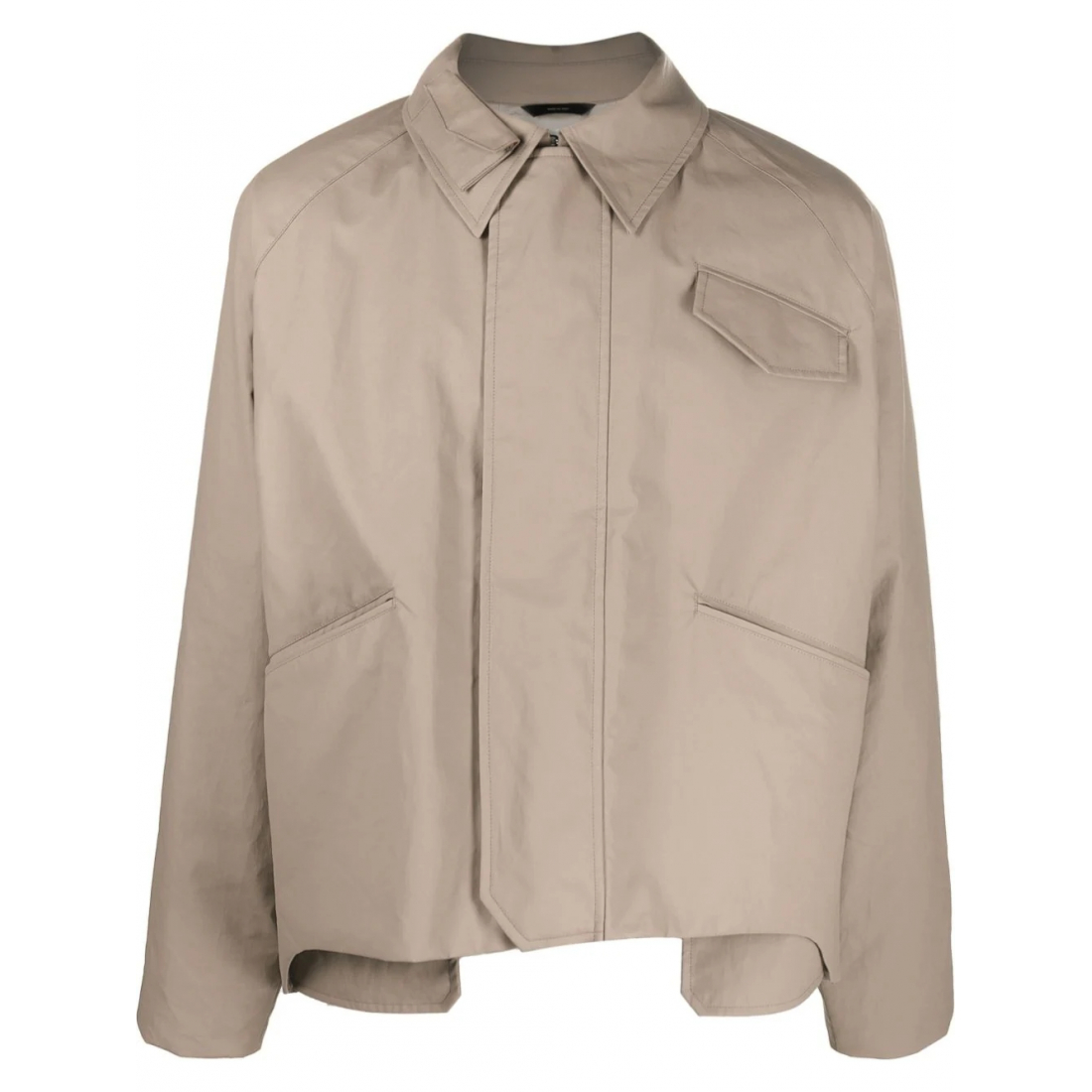 Veste 'Asymmetric-Hem Shirt' pour Hommes