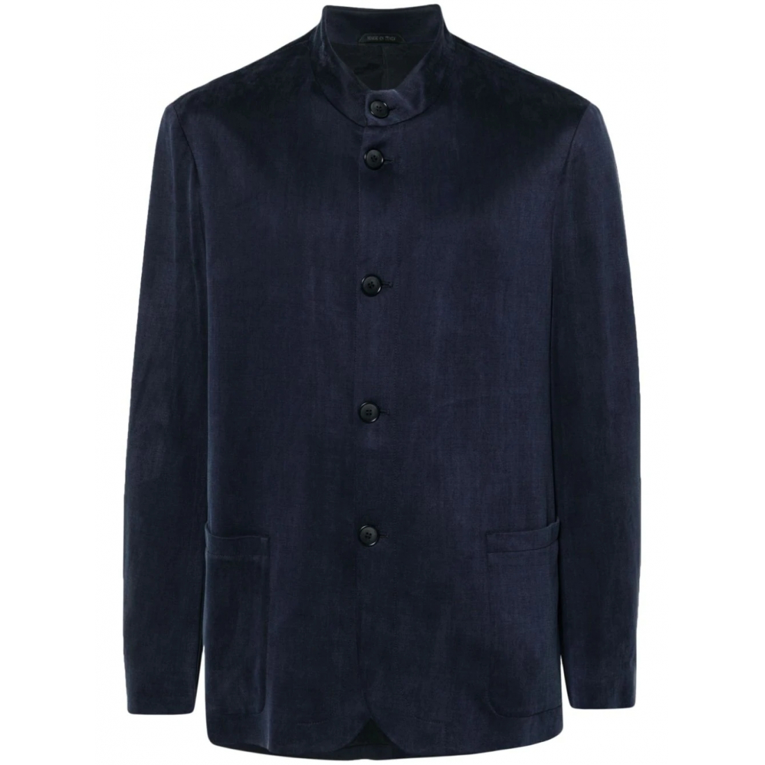 Blazer 'Single-Breasted Band-Collar Blazer' pour Hommes