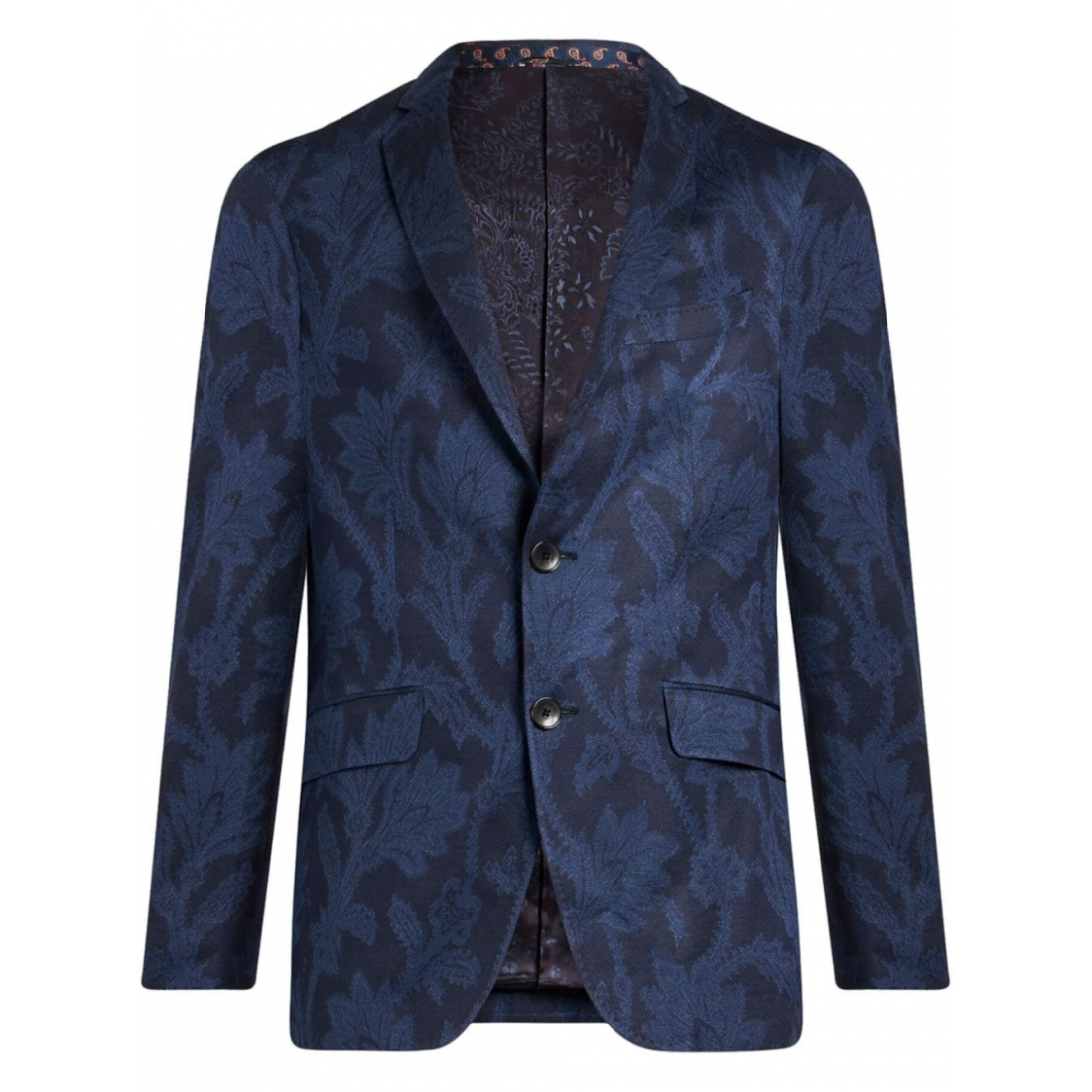 Blazer 'Floral-Jacquard Single-Breasted' pour Hommes