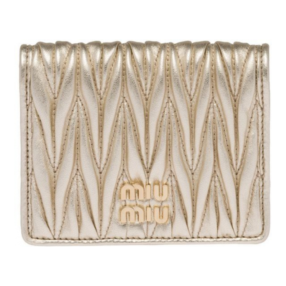 Women's 'Logo-Plaque Matelassé' Wallet