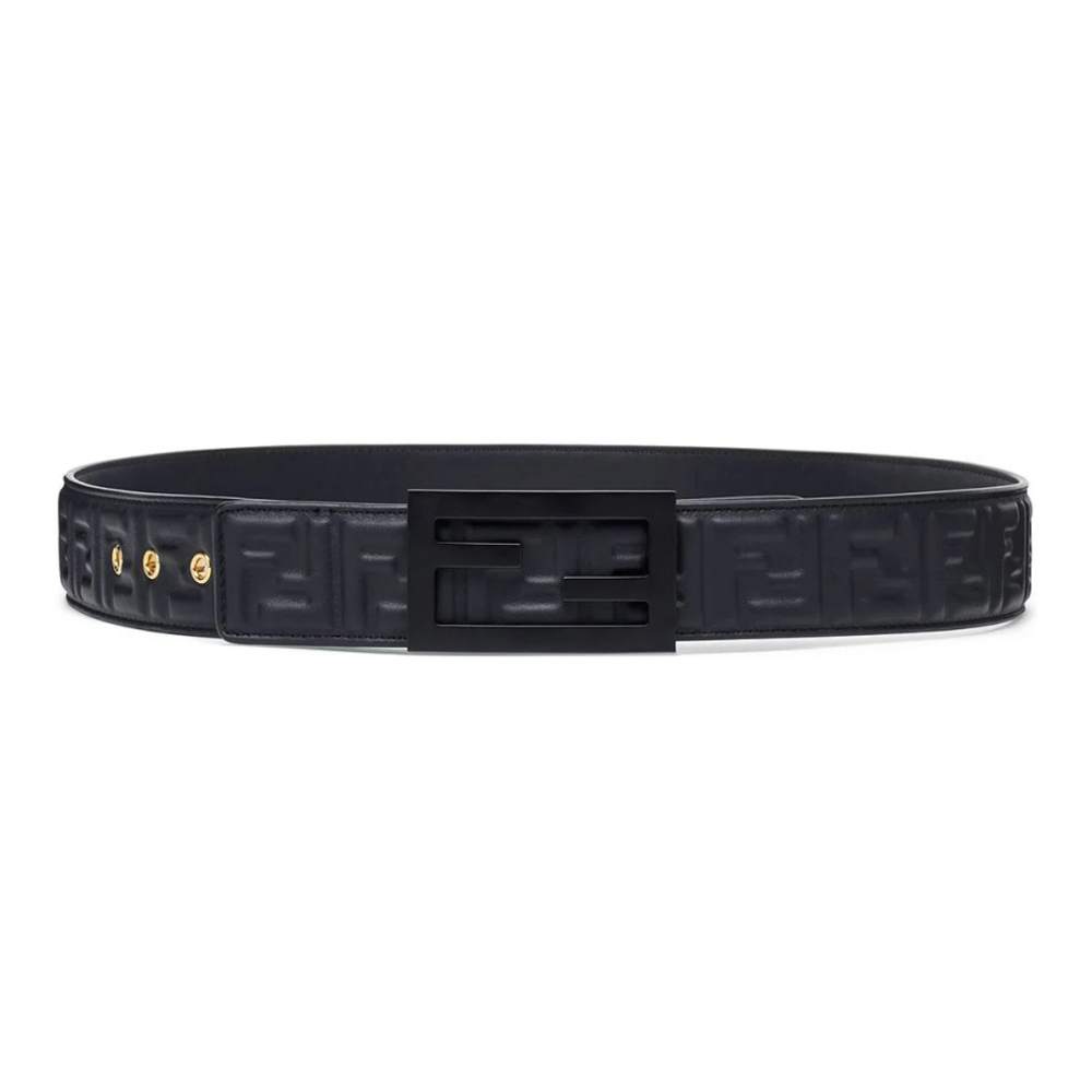 Women's 'FF Pattern Buckle' Belt