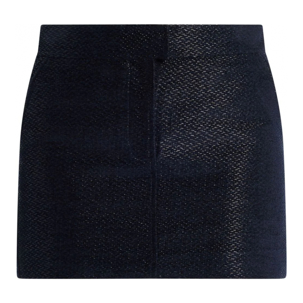 Women's 'Woven-Design' Mini Skirt