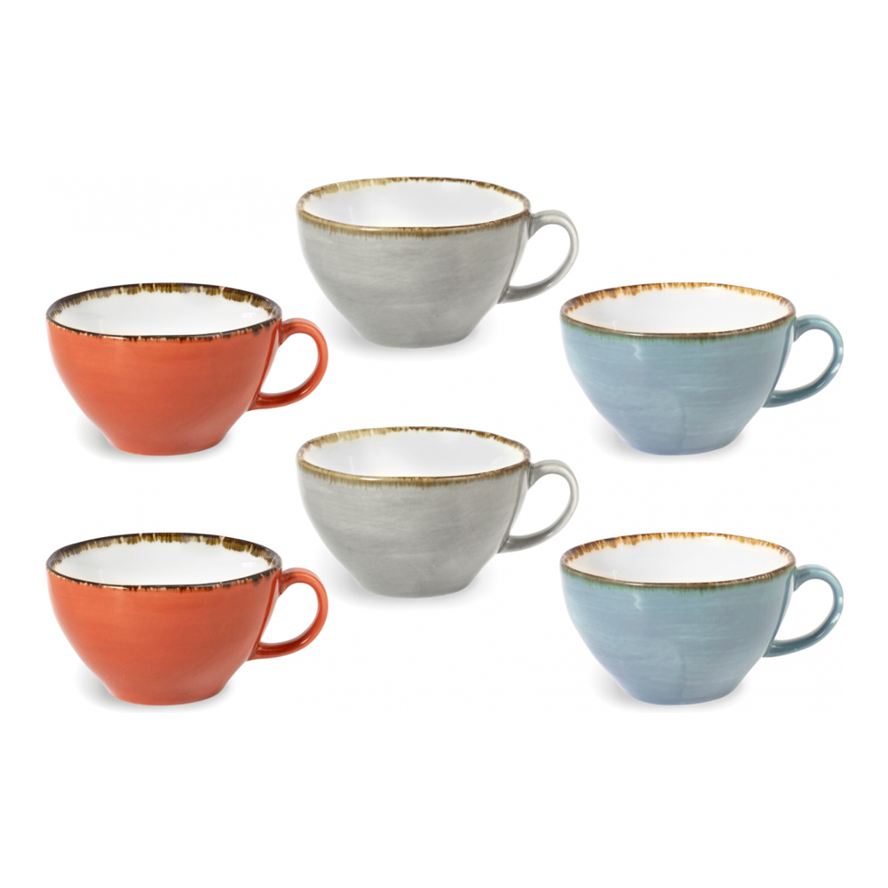 Set de tasses à thé et à café 'Toscana' - 375 cc, 6 Pièces