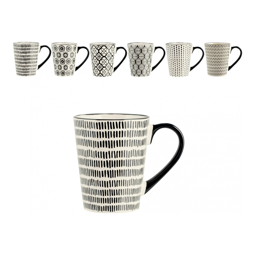 'Vhera' Mug Set - 350 cc, 6 Pieces