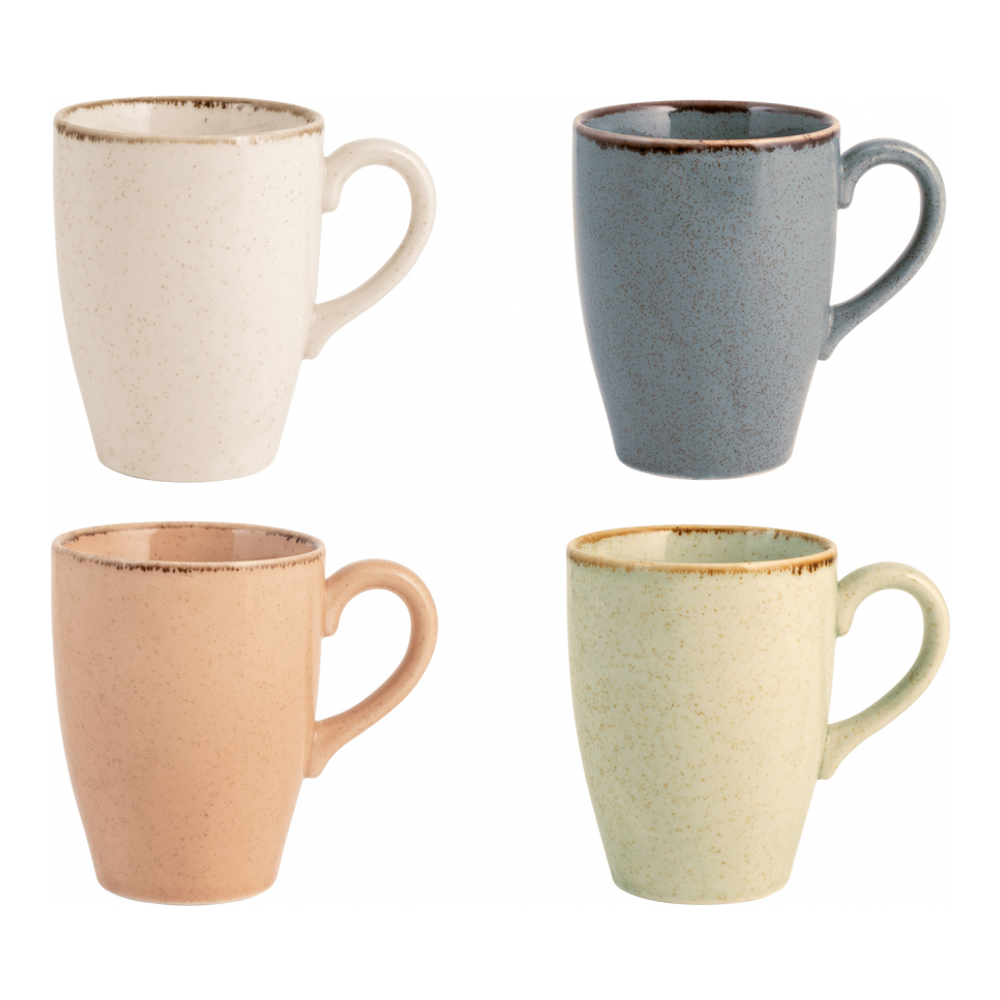 'Pearl' Mug Set - 350 cc, 4 Pieces