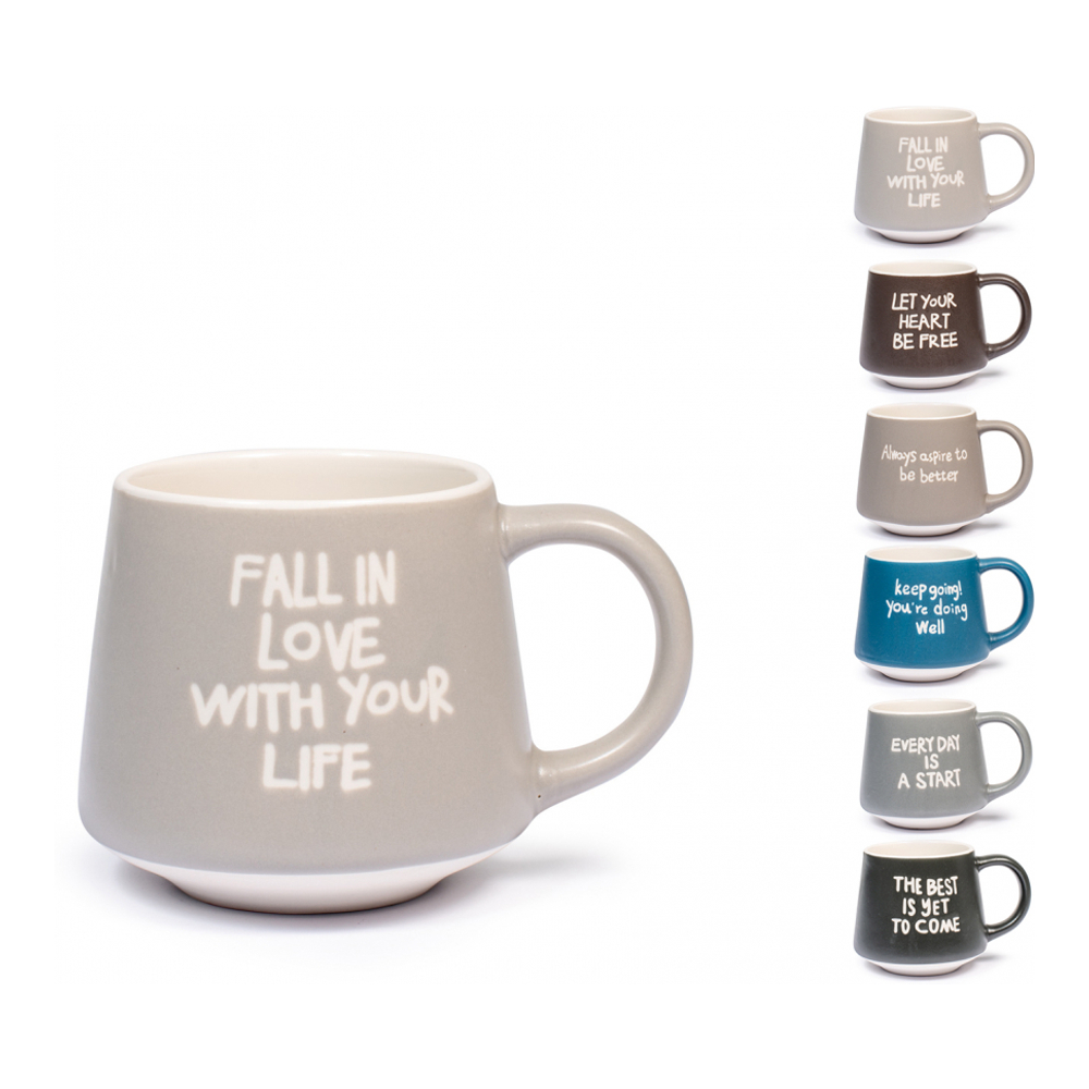 'Attitude' Cups Set - 355 cc, 6 Pieces