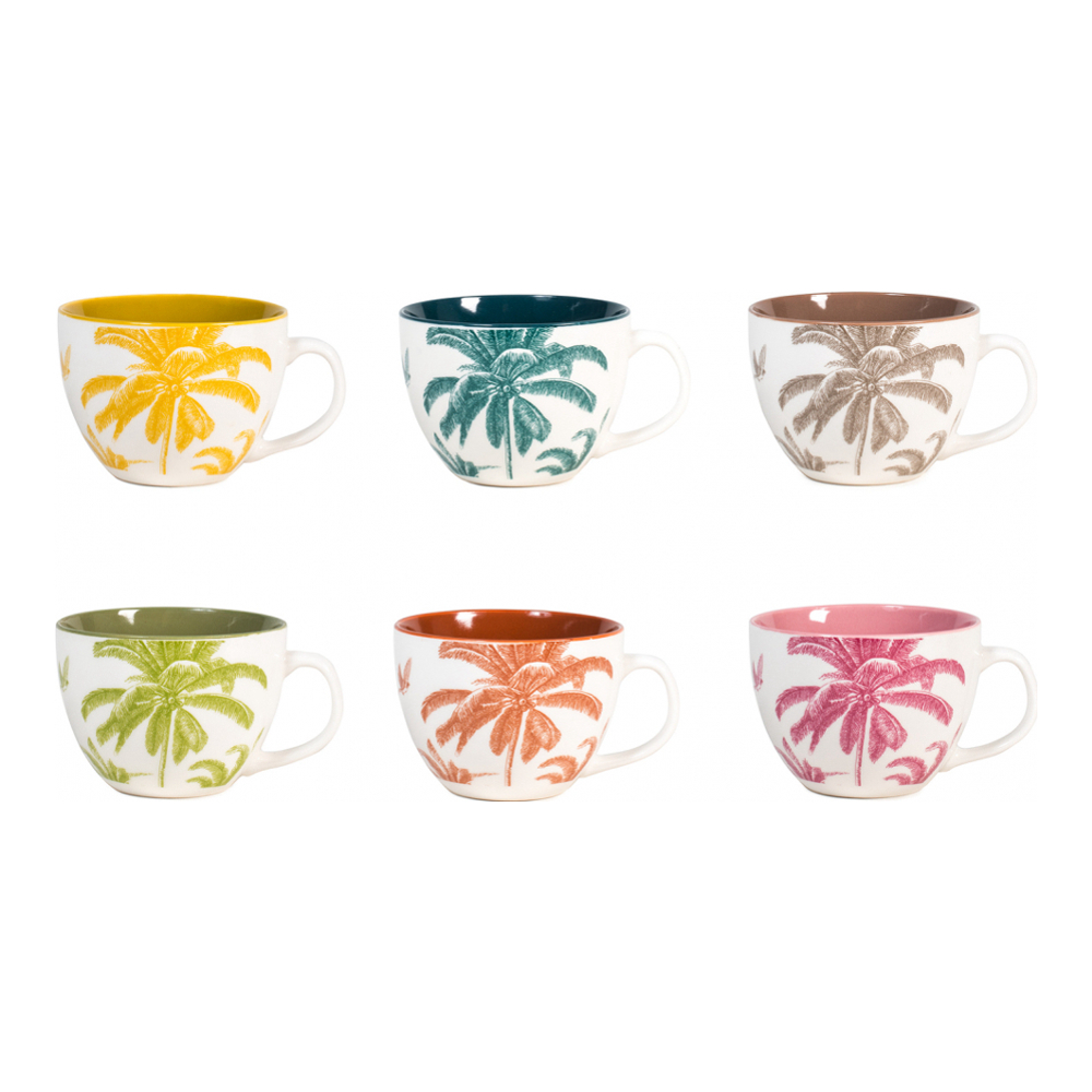 'Indian Summer' Cups Set - 485 cc, 6 Pieces