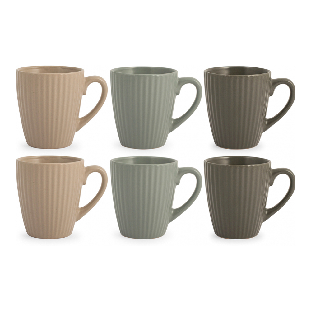 'Countryside' Tea Cup Set - 210 cc, 6 Pieces