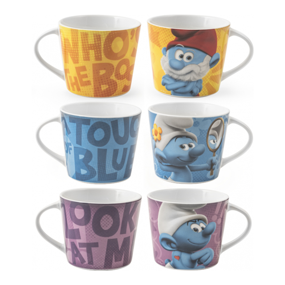 'Puffi' Cups Set - 400 cc, 6 Pieces