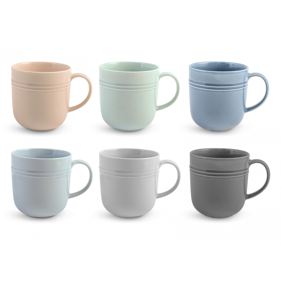 'Loft' Mug Set - 400 cc, 6 Pieces