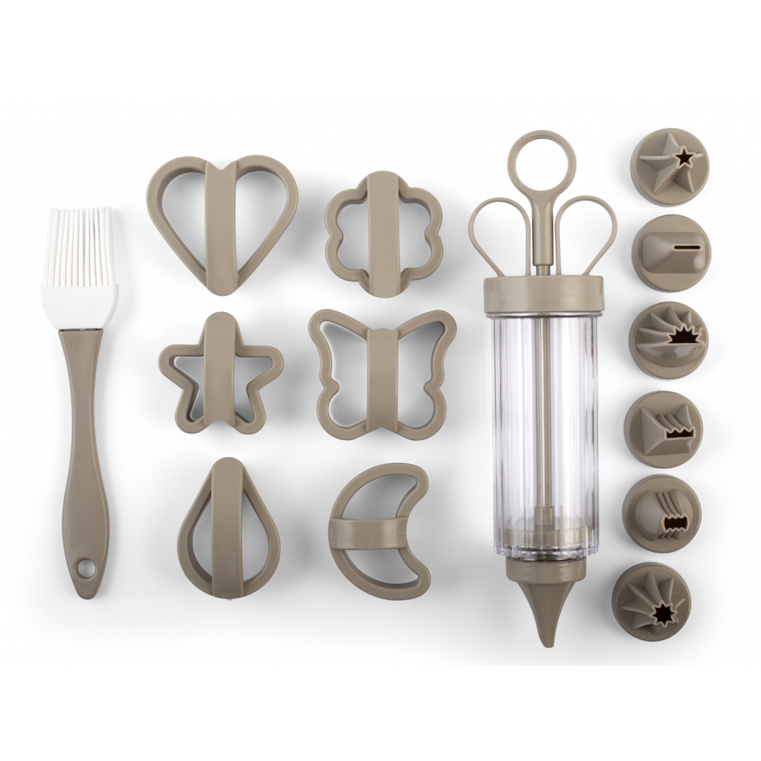 'Basic' Cookie cutter - 16 Pieces