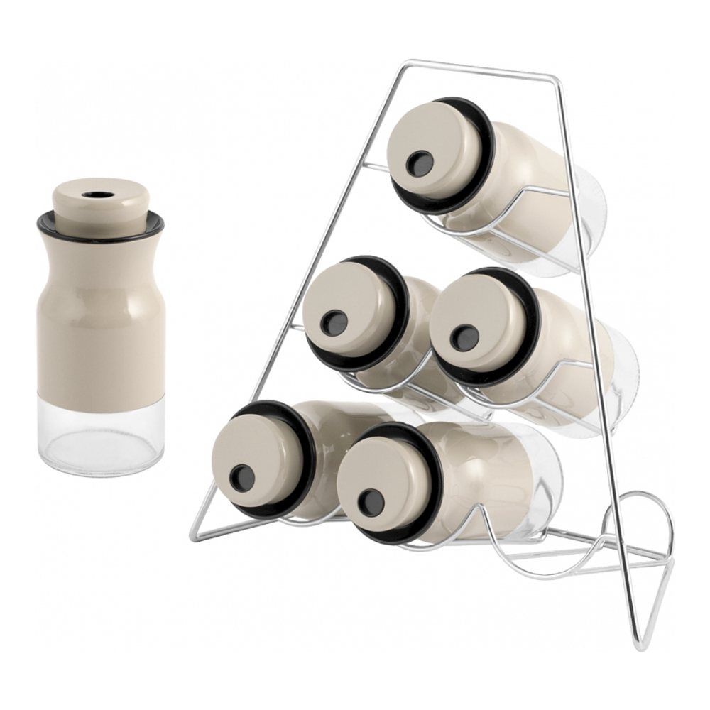 'Basic' Spice Rack - 6 Pieces