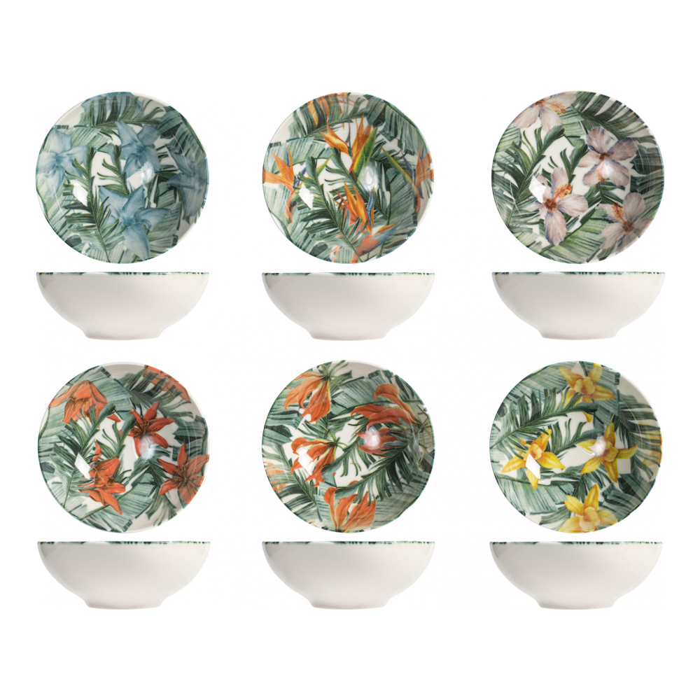 'Exotic' Bowl Set - 14 cm - 6 Pieces