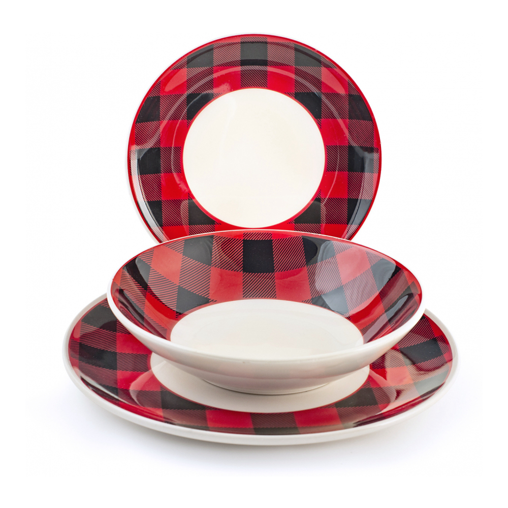 'Scotland' Plate Set - 18 Pieces