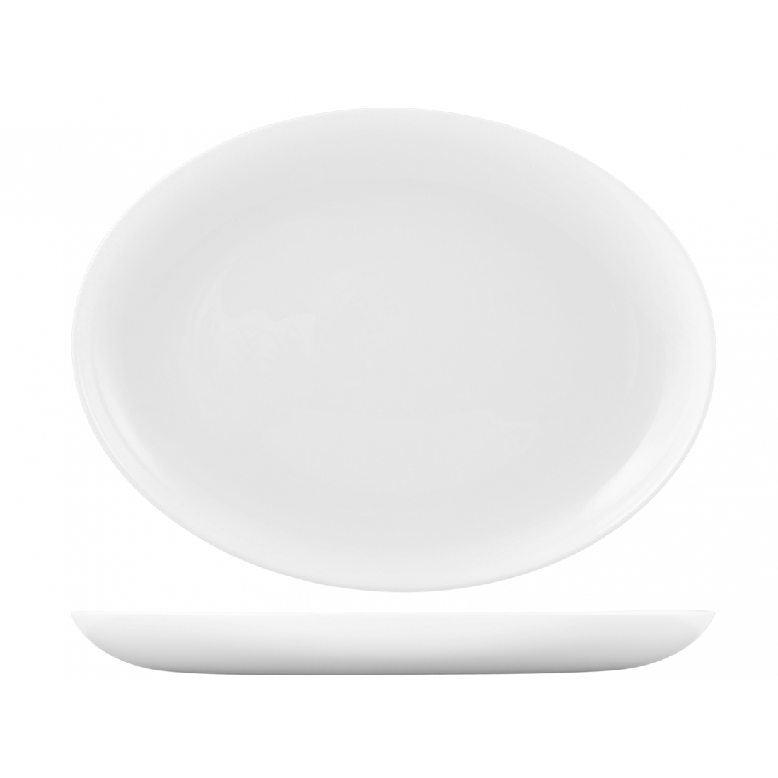 'Premiere' Dinner Plate Set - 33 x 24.5 cm - 6 Pieces