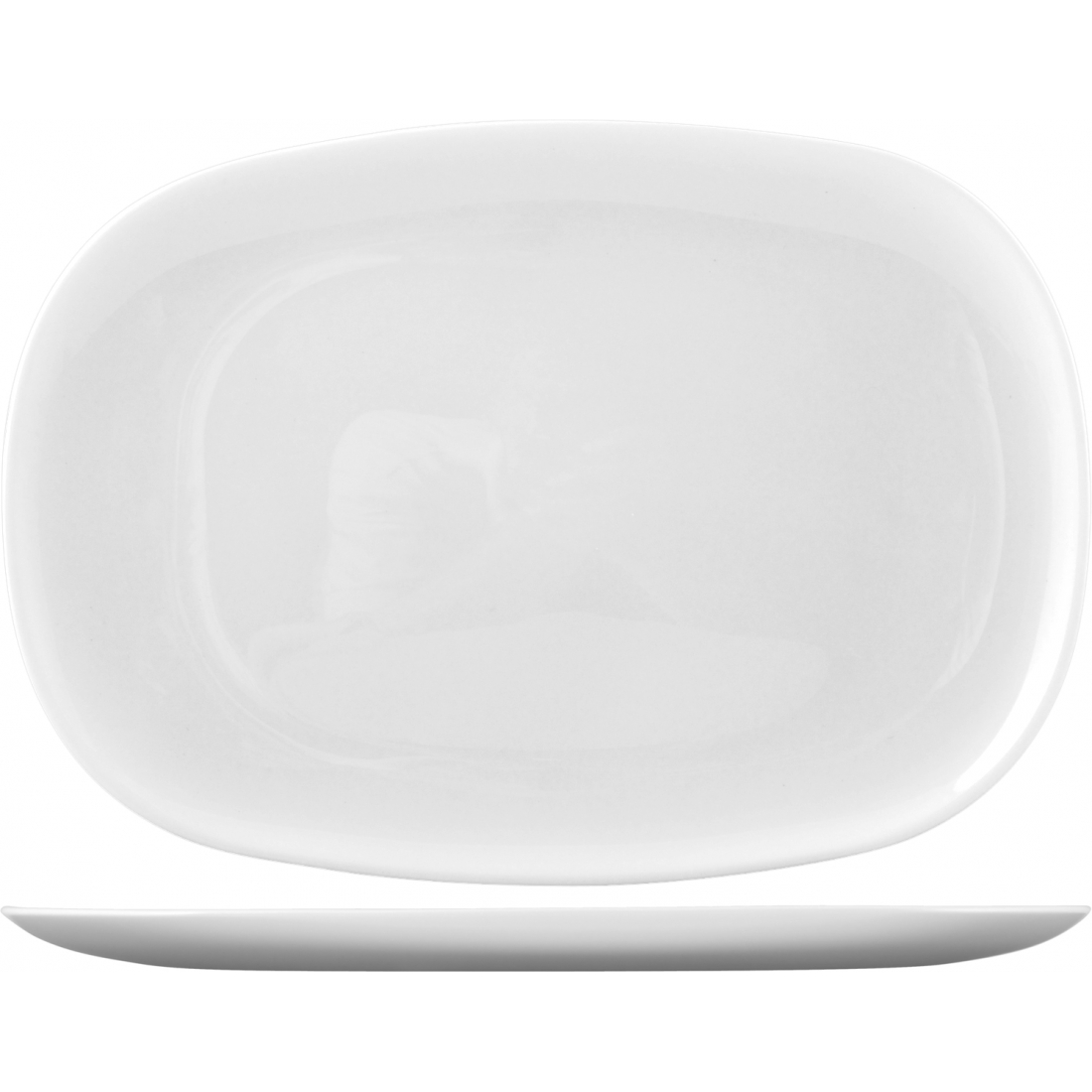 'Premiere' Dinner Plate Set - 34 x 24 cm - 6 Pieces