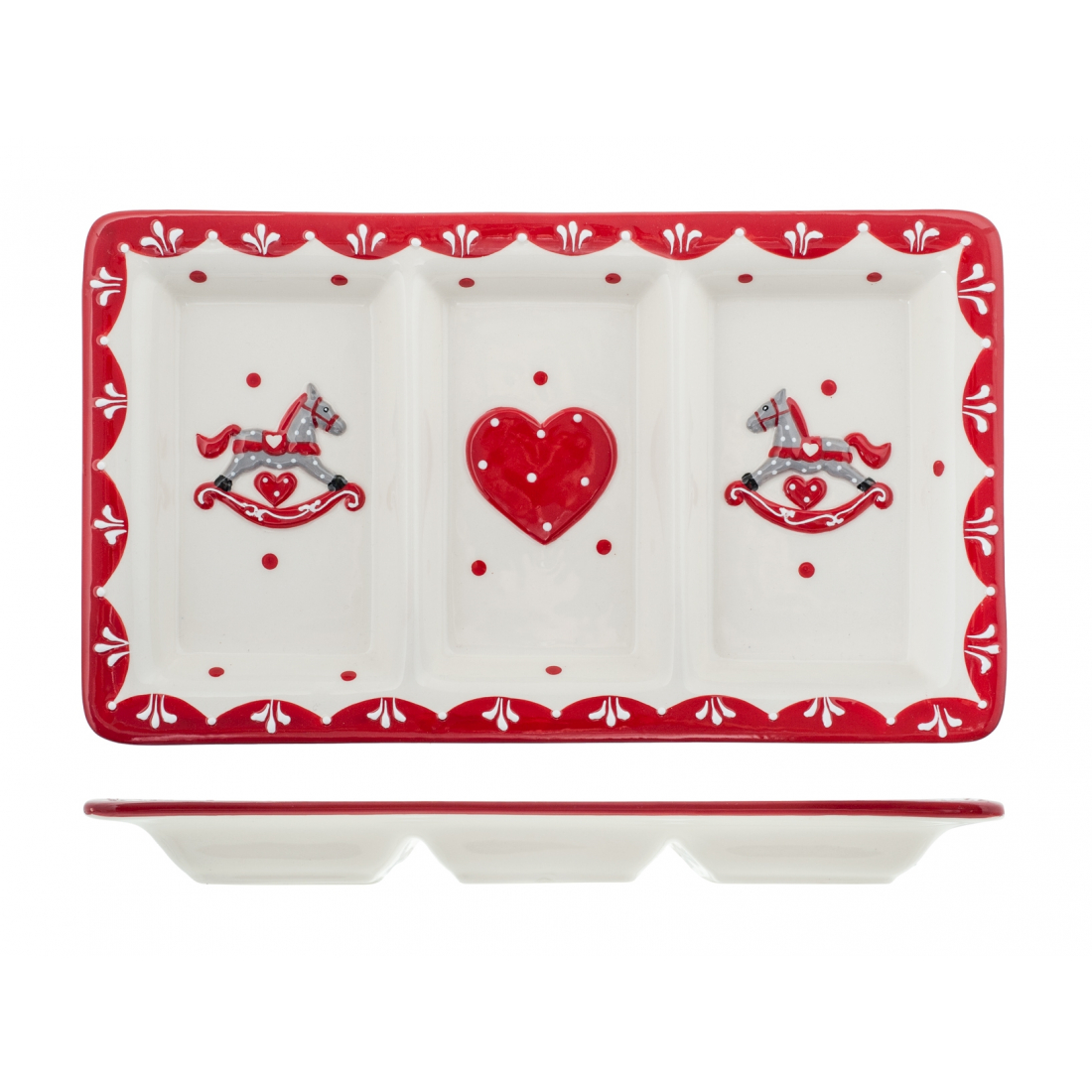 'Cavallino' Appetizer Tray - 29.5 x 17 cm