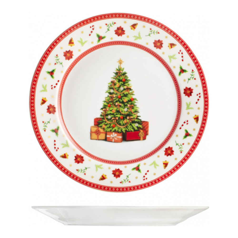 'Classy Xmas' Dessertteller-Set - 20 cm - 12 Stücke