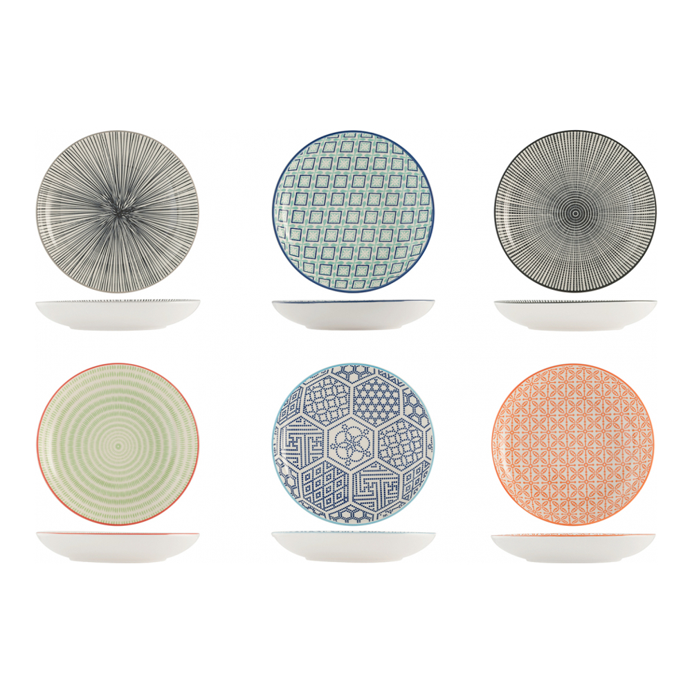 'Basic' Dinner Plate Set - 18 cm - 6 Pieces