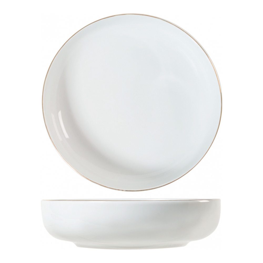 Service d'assiettes à soupe 'Pearl' - 19 cm - 6 Pièces