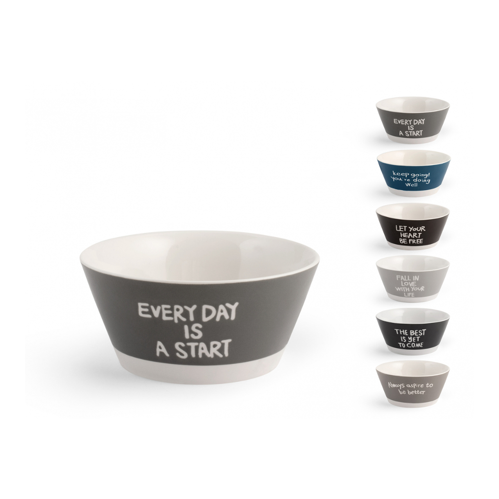 'Attitude' Bowl Set - 13.5 cm - 500 cc, 6 Pieces