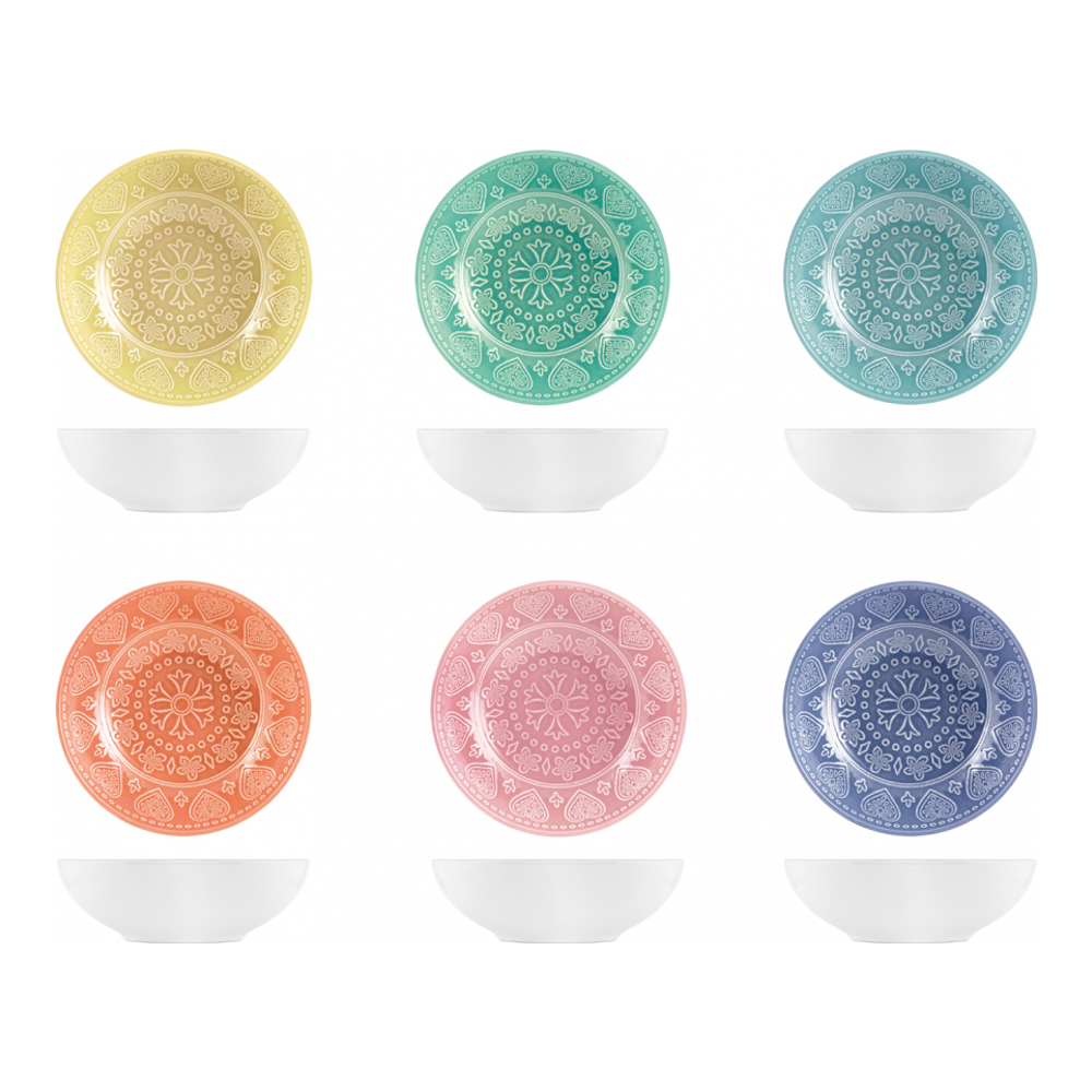 'Karma' Soup Plate Set - 18 cm - 6 Pieces