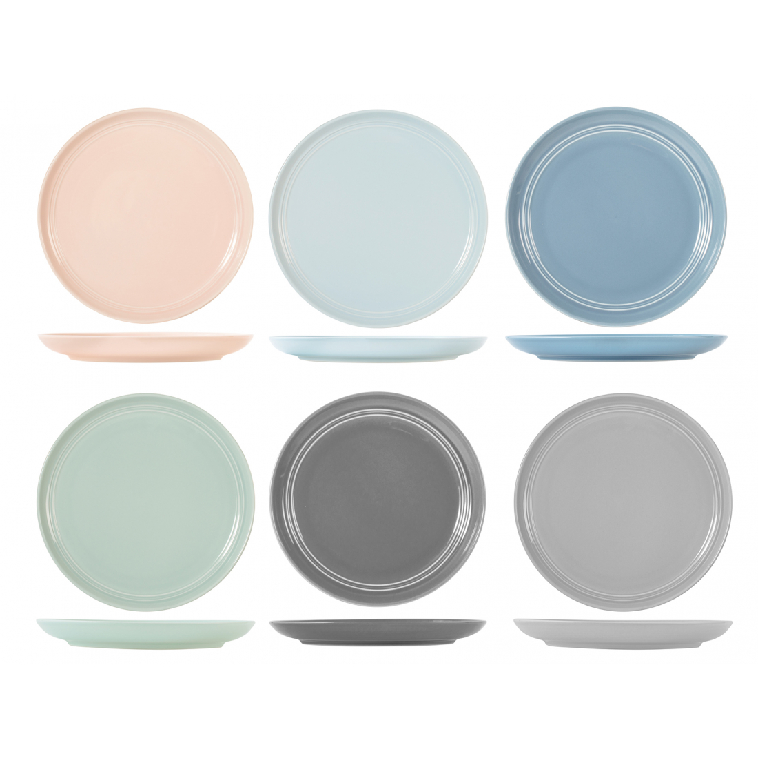 'Loft' Dinner Plate Set - 27 cm - 6 Pieces