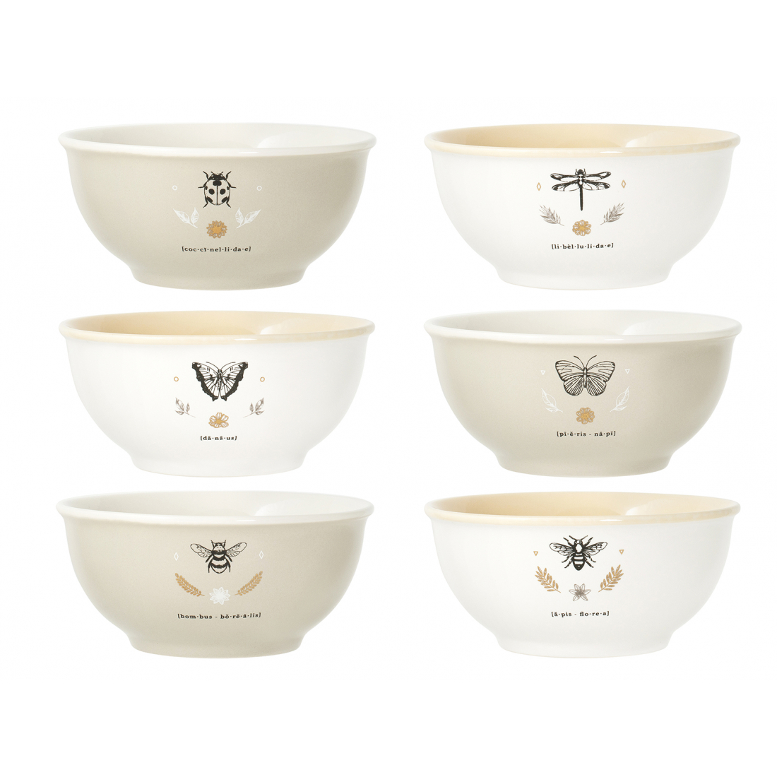 'Botanicum' Bowl Set - 14 cm - 6 Pieces