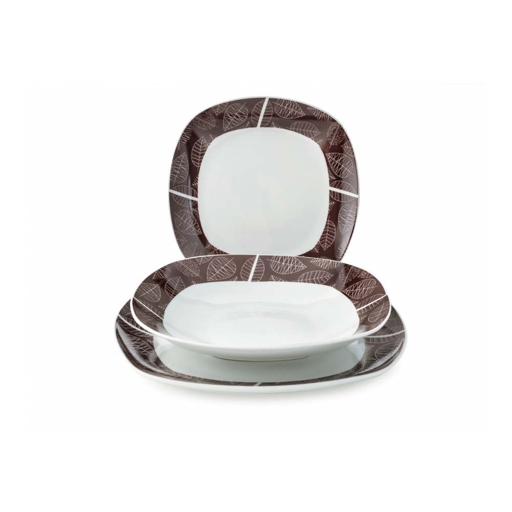 'Michelle' Plate Set - 18 Pieces