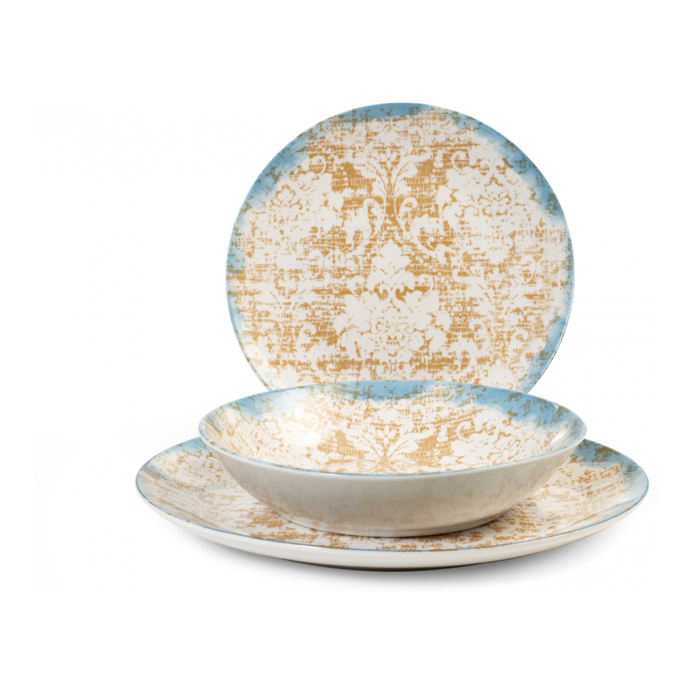 'Paris' Plate Set - 18 Pieces