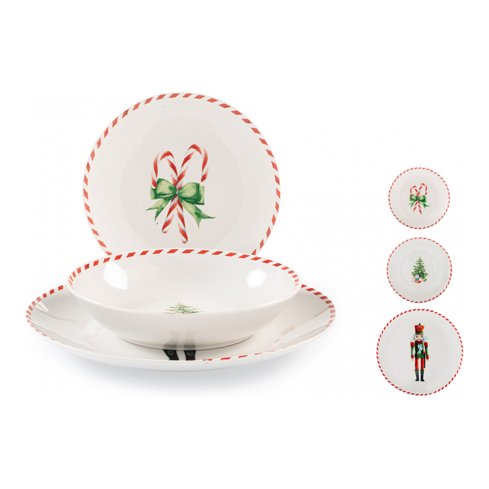 'Carillon' Plate Set - 18 Pieces