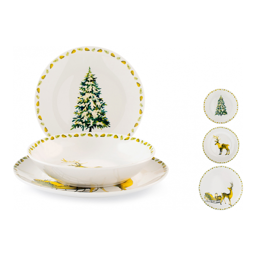 'Lapponia' Plate Set - 18 Pieces