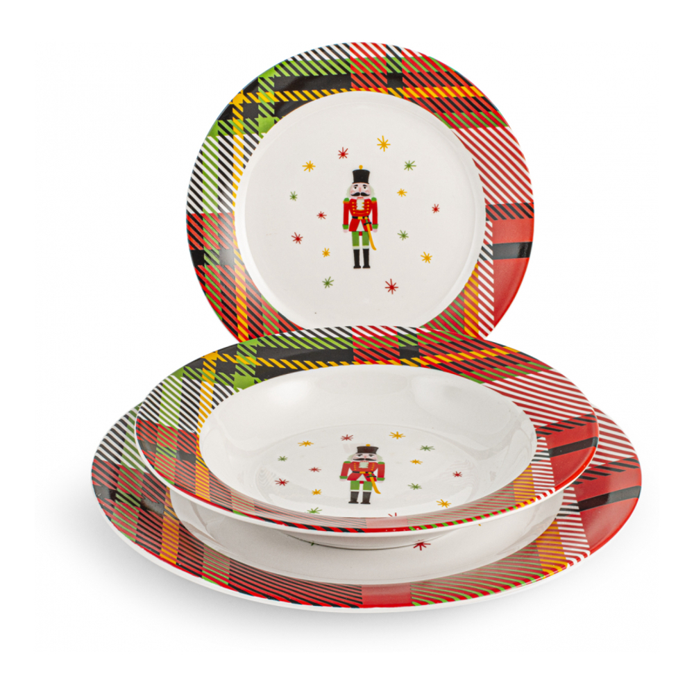 'Royal' Plate Set - 18 Pieces