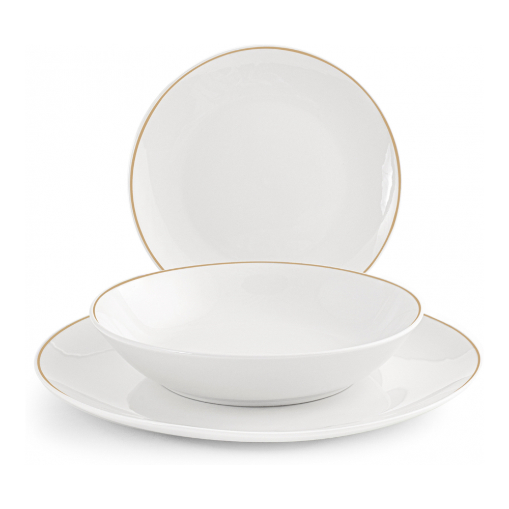 'Grenoble' Plate Set - 18 Pieces