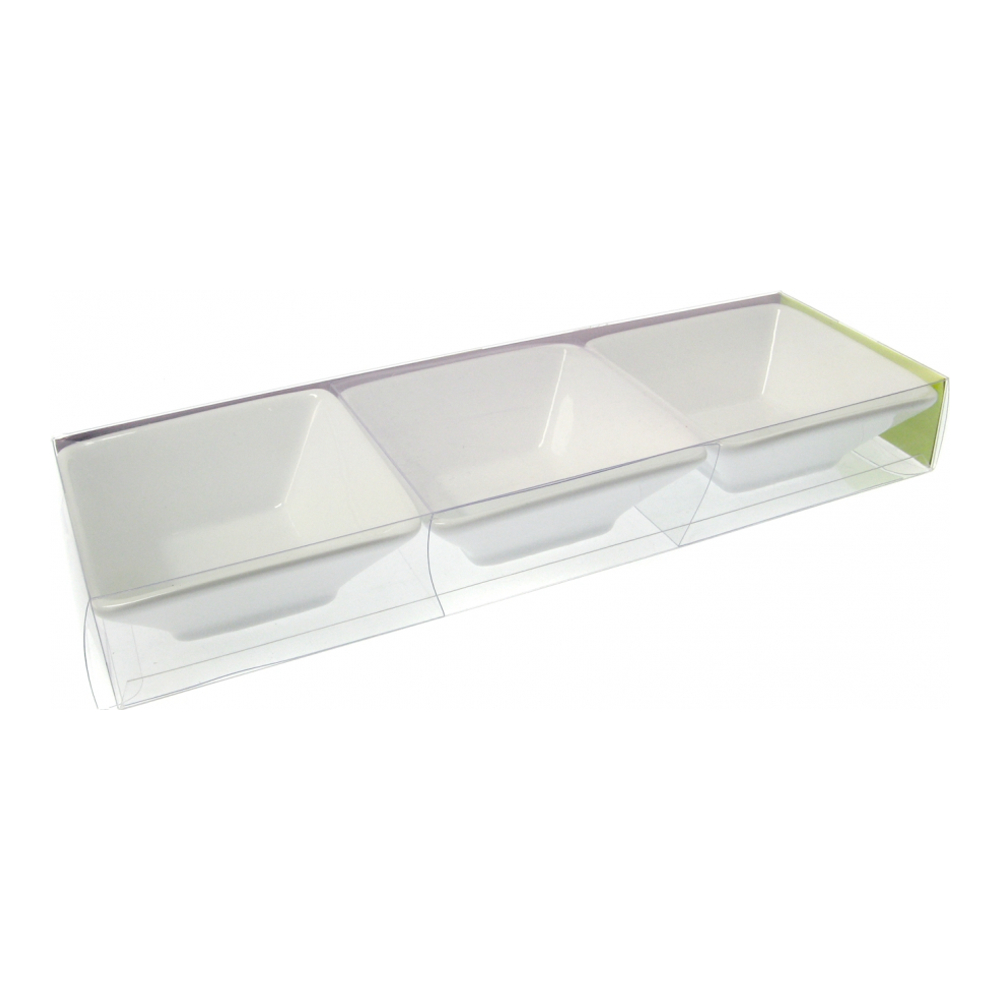 'Basic' Appetizer Tray - 10.5 x 10.5 cm - 3 Pieces