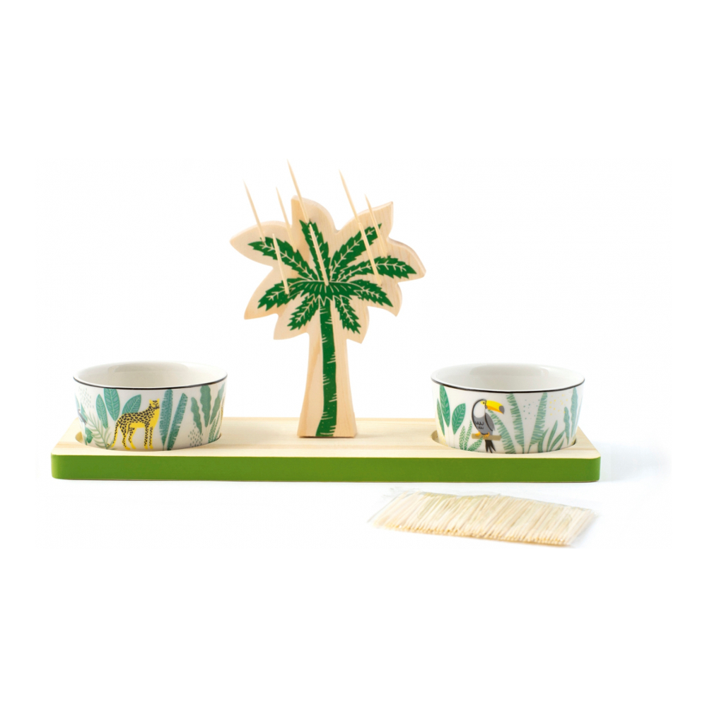 Set apéritif 'Caribe' - 30 x 10 cm - 2 Pièces