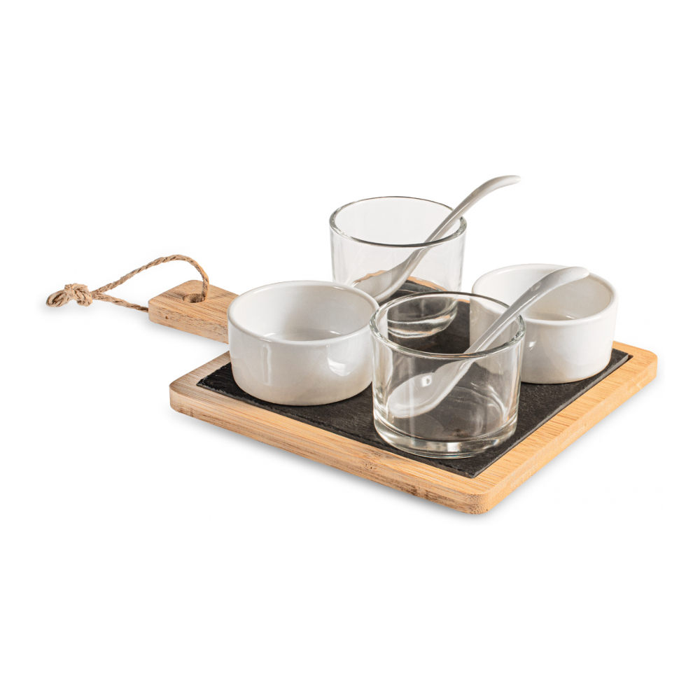 Set apéritif 'Basic' - 24.5 x 17.5 cm - 8 Pièces