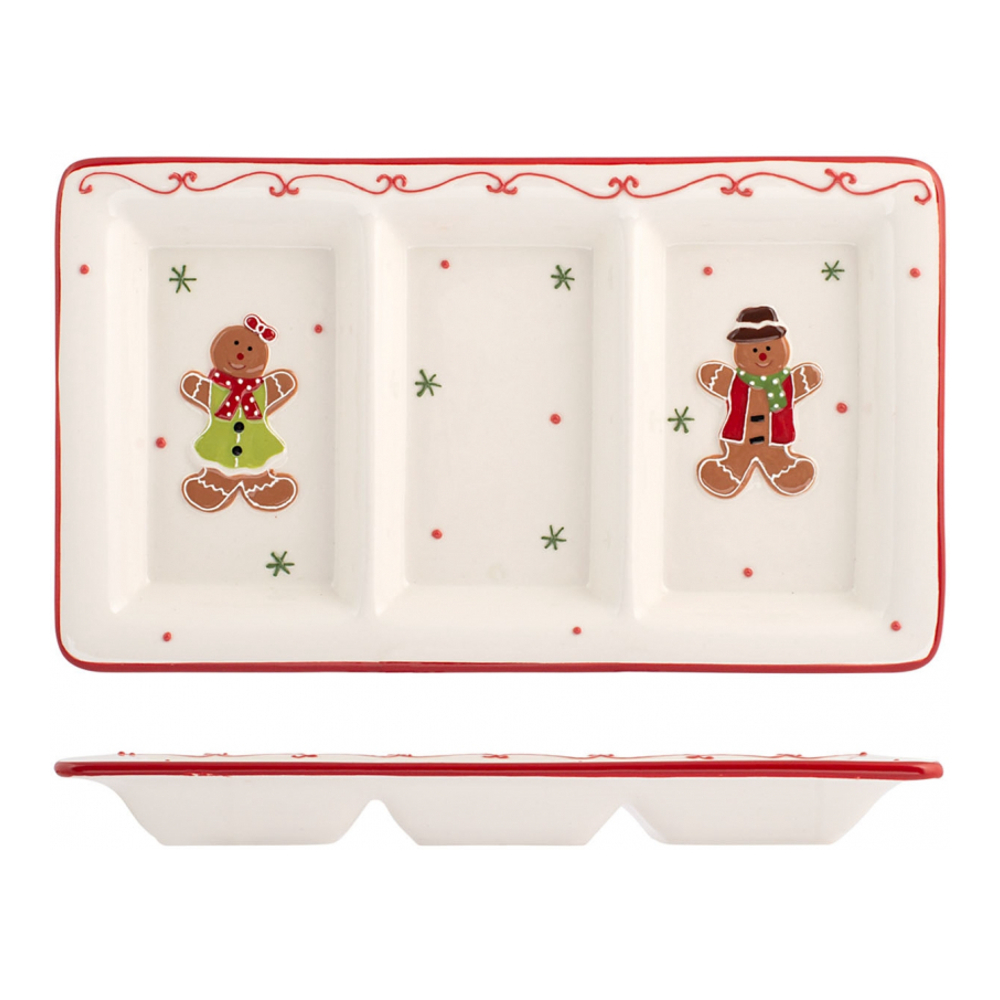 'Gingerbread' Platter - 30 x 17.5 cm