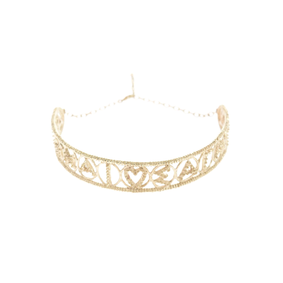 Women's 'Golden-Effect Choker' Necklace