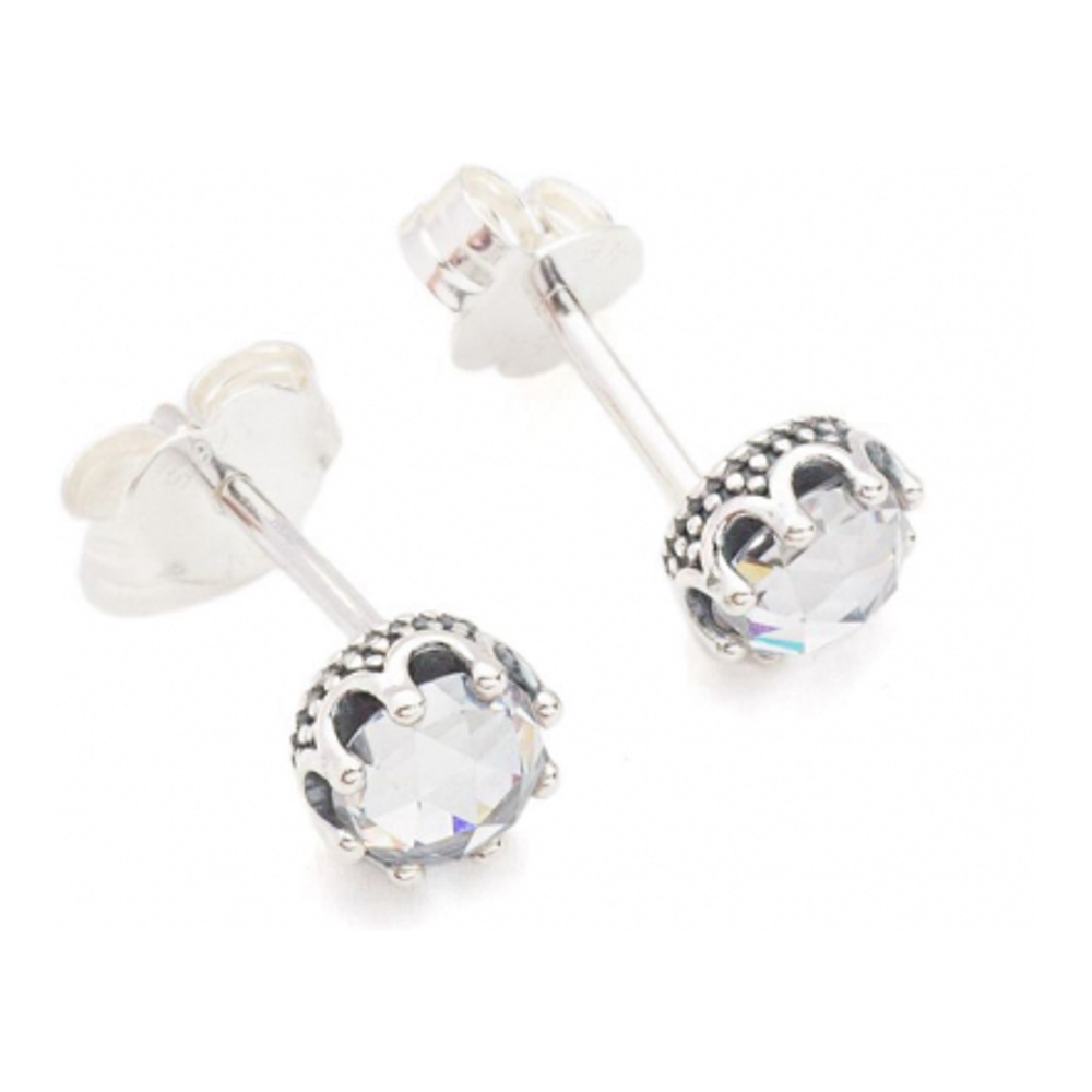 Women's 'Crown Sterling' Earrings