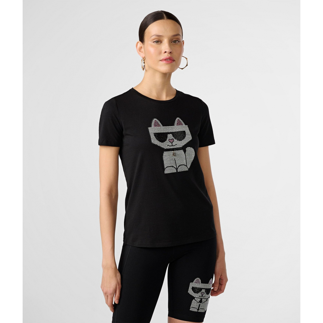 Women's 'Choupette Charm Logo Tee'