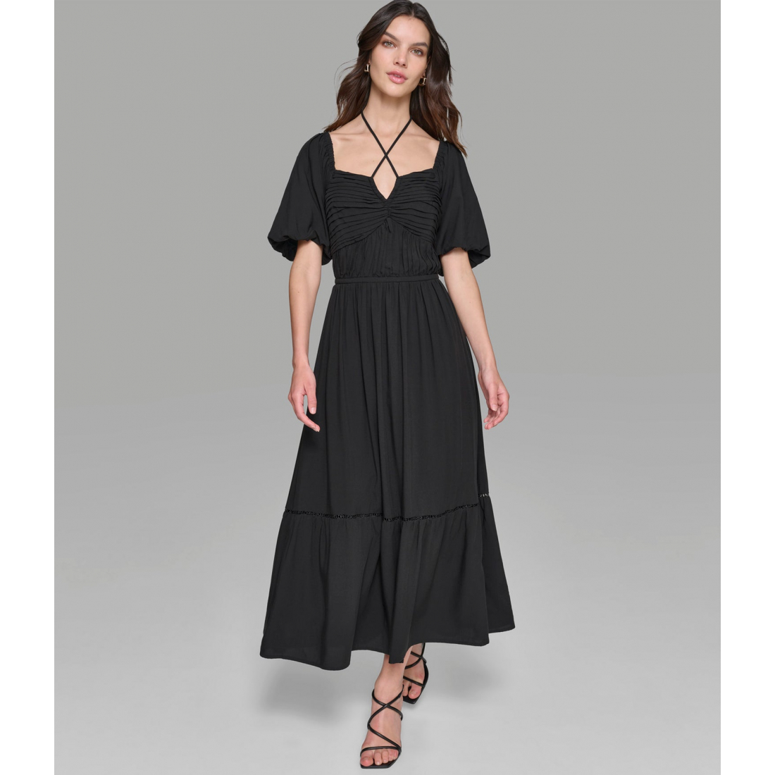 Women's 'Short Sleeved Tiered Maxi Dress'