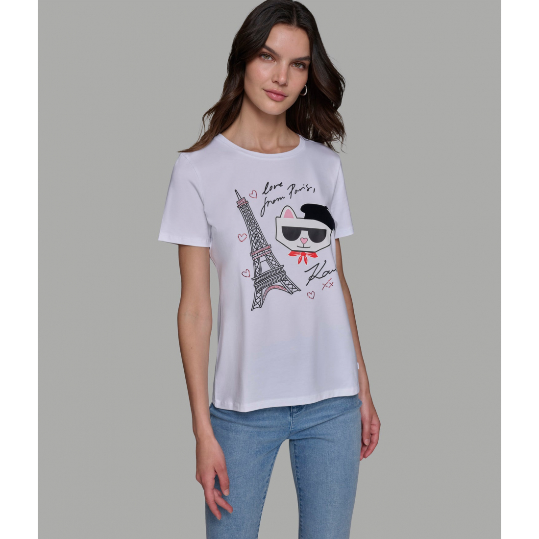 'Choupette In Paris Tee' pour Femmes