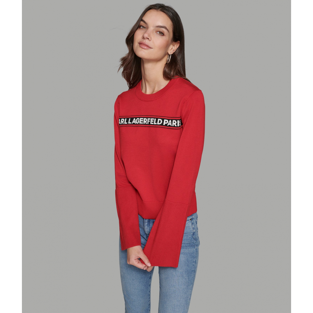 Women's 'Logo Sweater With Wide Sleeves'