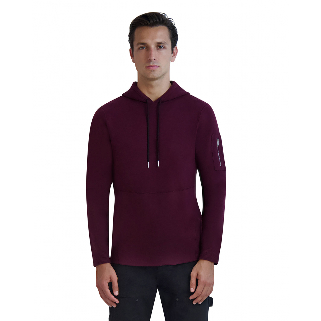 Men's 'Sweater Hoodie With Zipper On Sleeve'