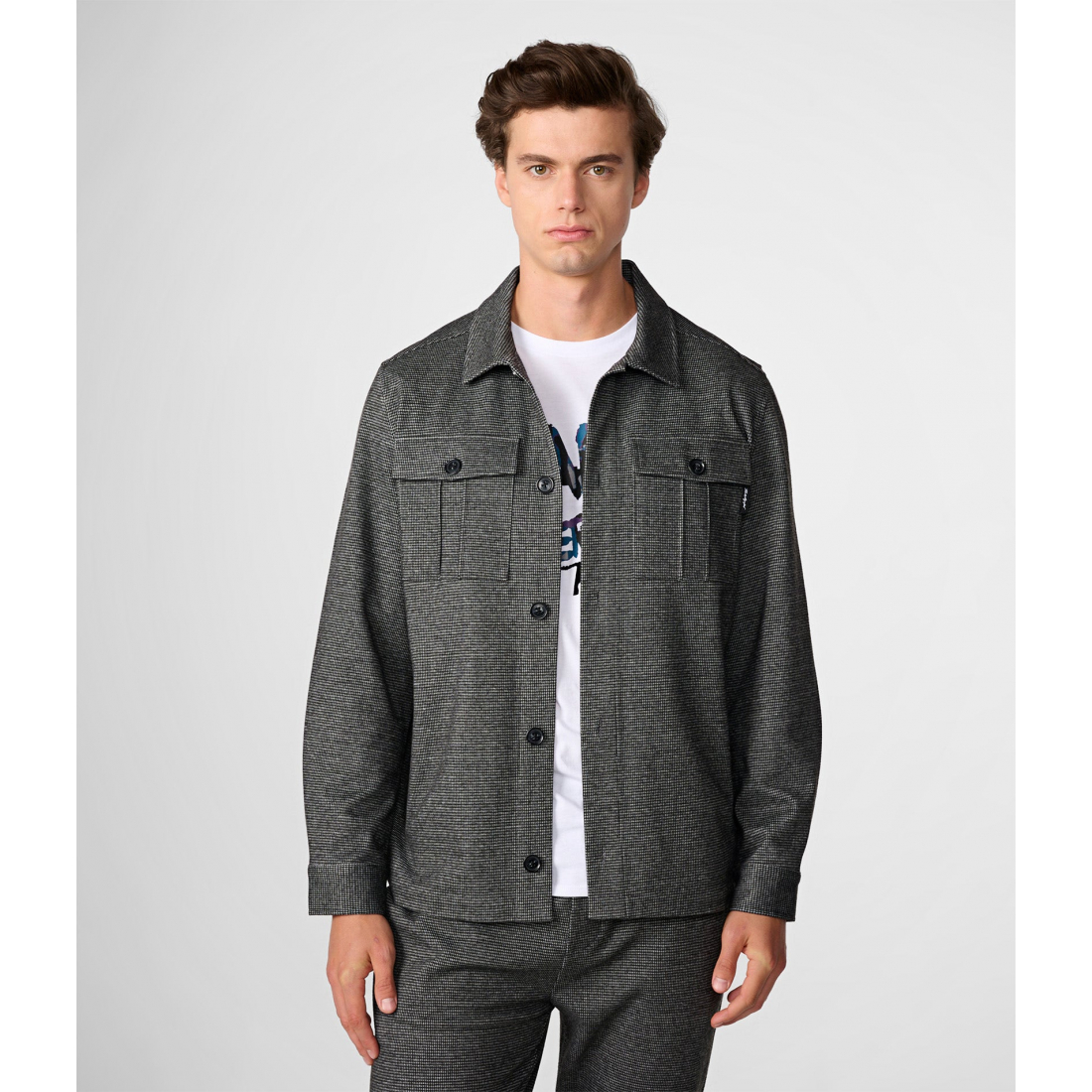 Men's 'Marled Double Pocket Shacket'