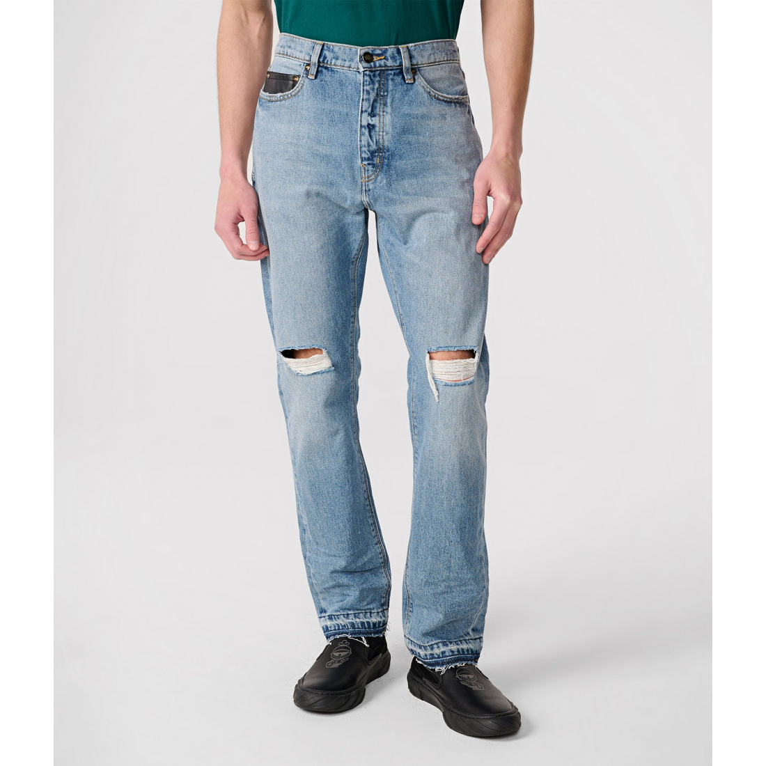 Men's 'Distressed Bootcut Jeans'