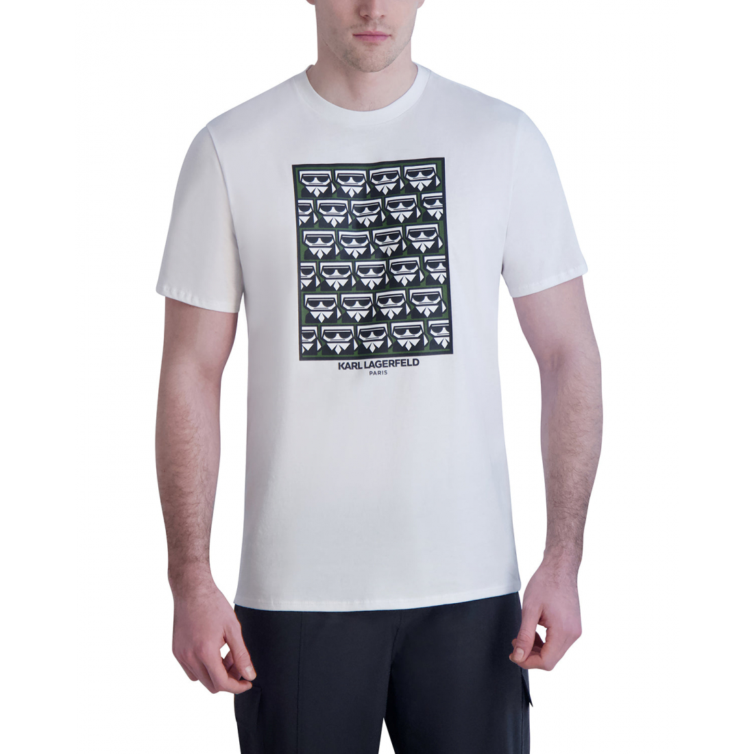 'Multiplied Kocktail Karl Square Logo Tee' pour Hommes