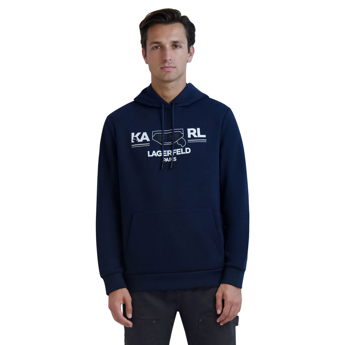 'Long Sleeve Karl Head Hoodie Sweatshirt' pour Hommes